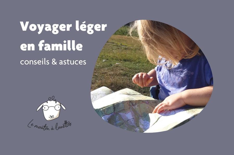 Article conseils et astuces voyager léger avec les enfants