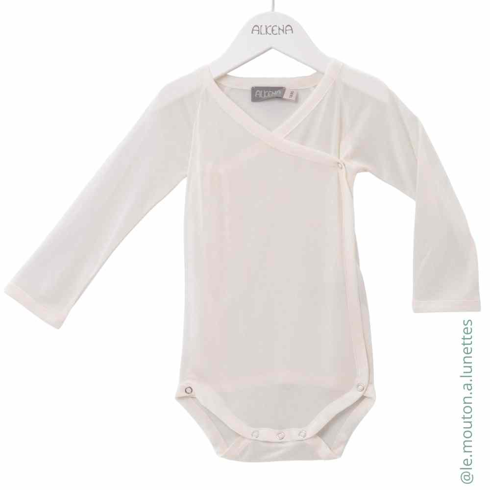 body bébé en soie biologique