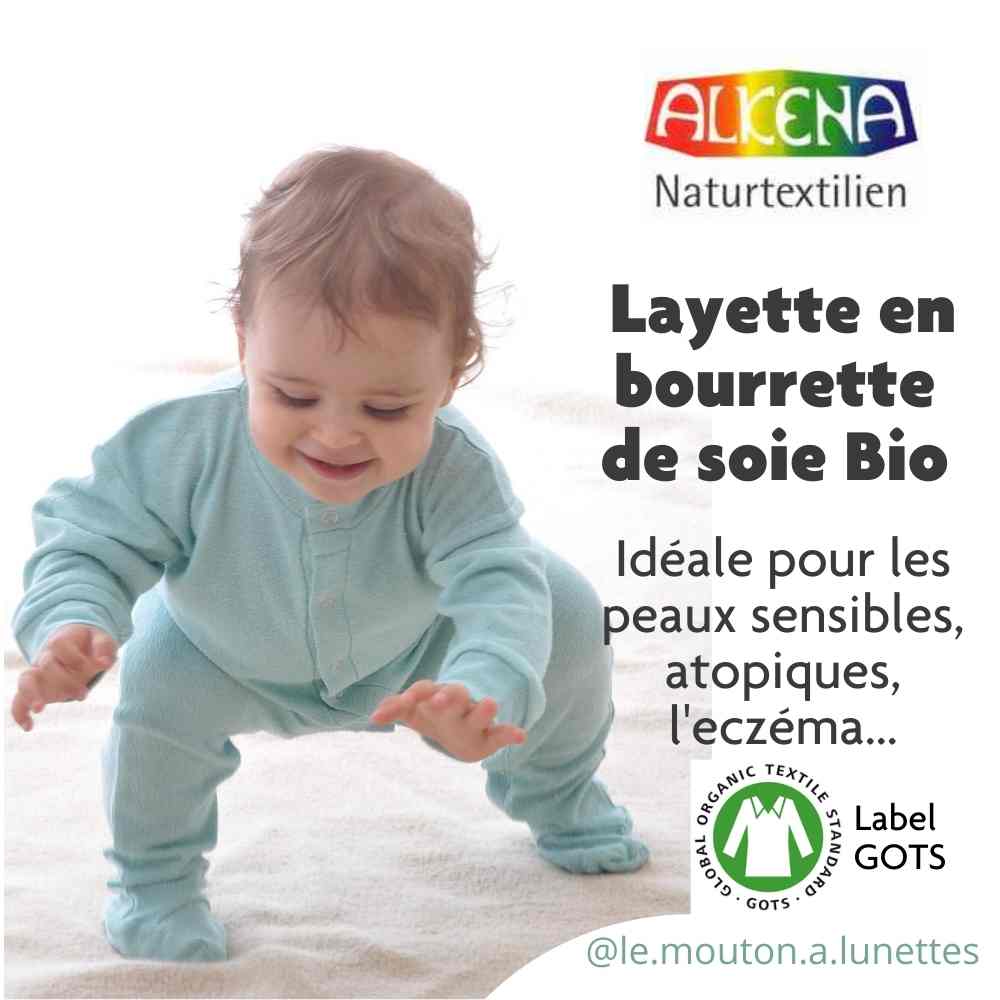 pyjama bébé en bourrette de soie