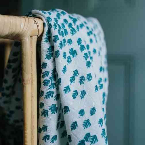 maxi lange coton biologique motif forêt