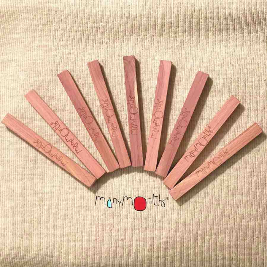 blocs de cèdre antimites manymonths pour armoire