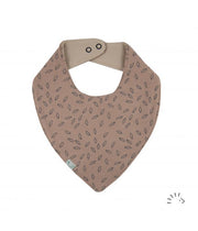 Bavoir bandana réversible en coton bio - POPOLINI