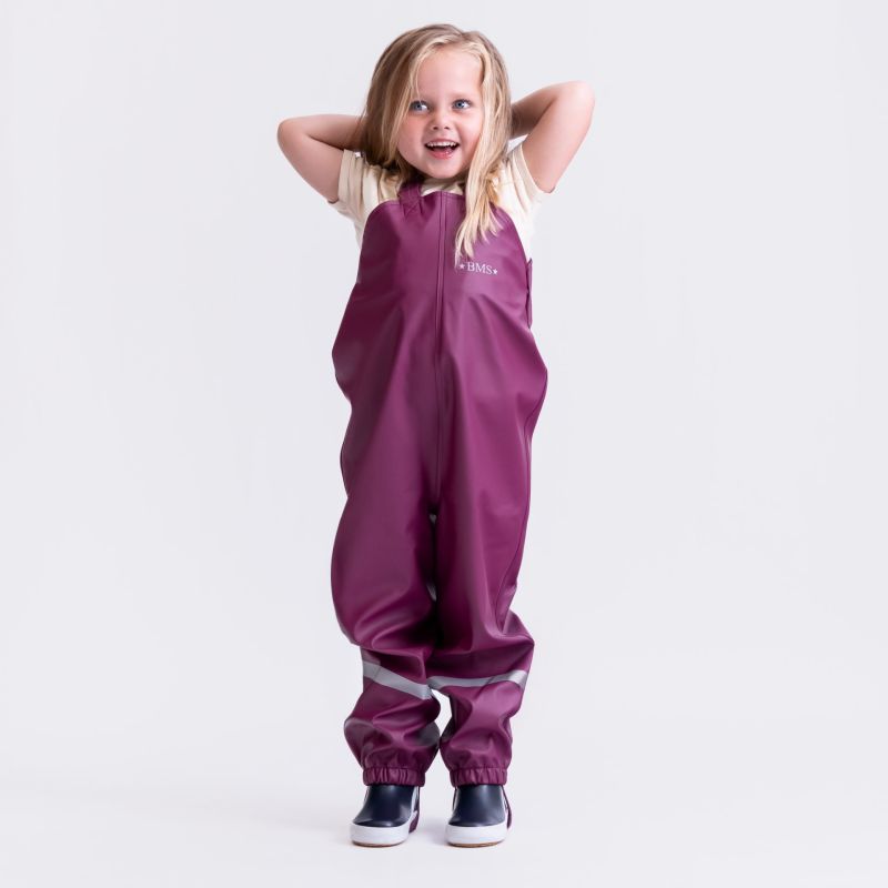 Salopette de pluie imperméable pour enfant de 1 à 12 ans - BMS OEKO-TEX® STANDARD 100