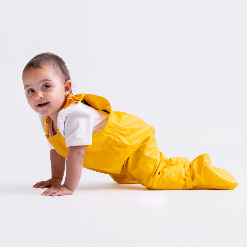 Salopette imperméable pour bébé avec pieds - BMS OEKO-TEX® STANDARD 100