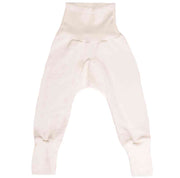 Pantalon bébé évolutif en laine et soie écru cosilana