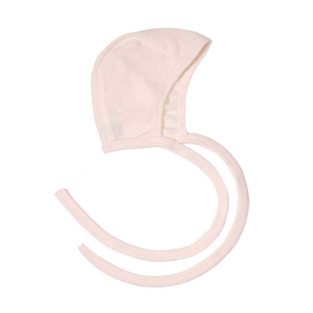 bonnet prématuré pour nouveau né en laine et soie Cosilana Bonnet-beguin-bebe-naissance-laine-merinos-bio-soie