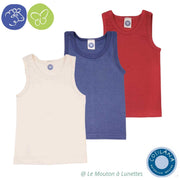 débardeur cosilana laine et soie enfant bio