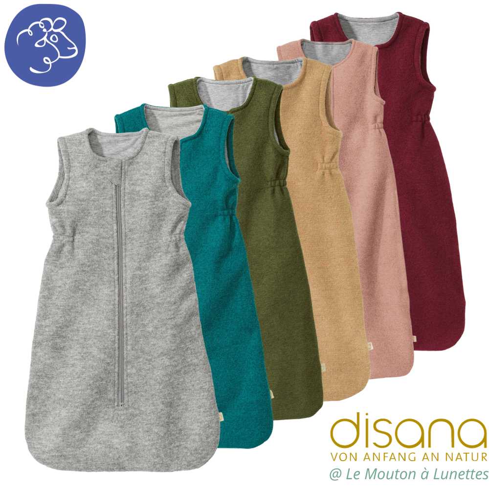 Turbulette hiver disana bébé et enfant - gigoteuse chaude en laine bouillie bio