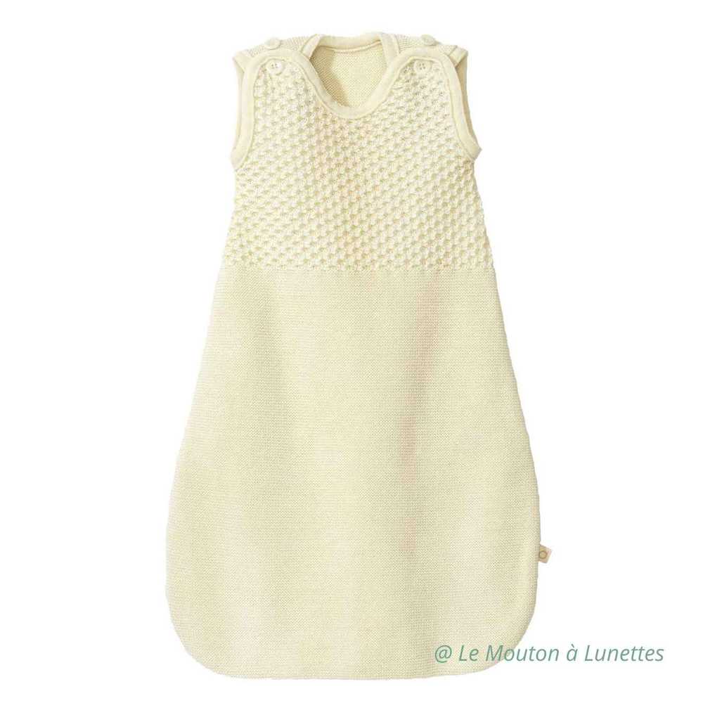 DISANA gigoteuse sac de couchage bébé tricot laine merinos bio