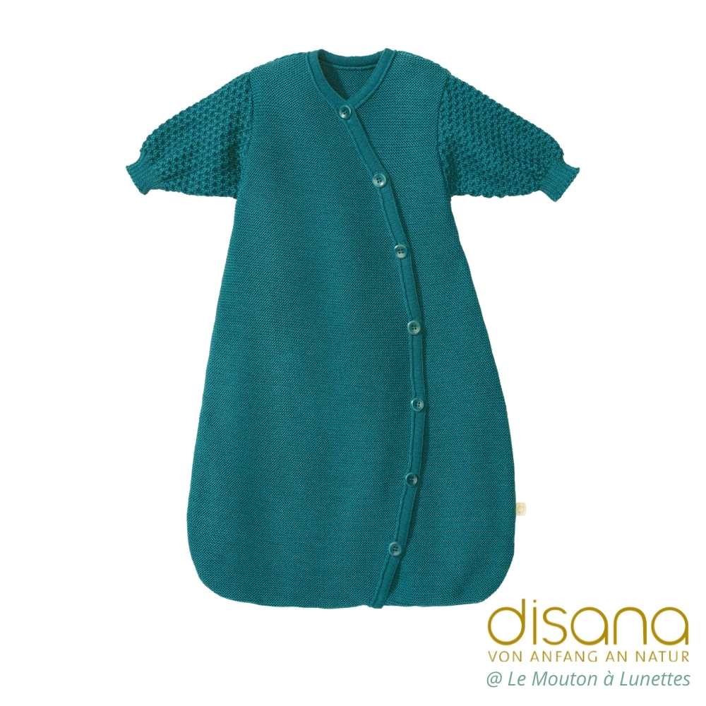 DISANA gigoteuse turbulette bébé tricot laine merinos bio