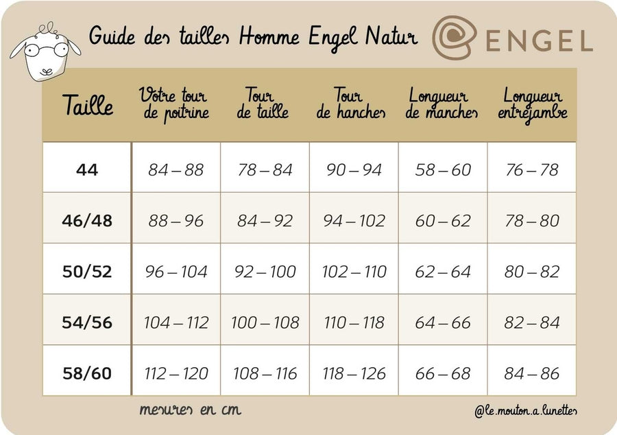 Guide des tailles