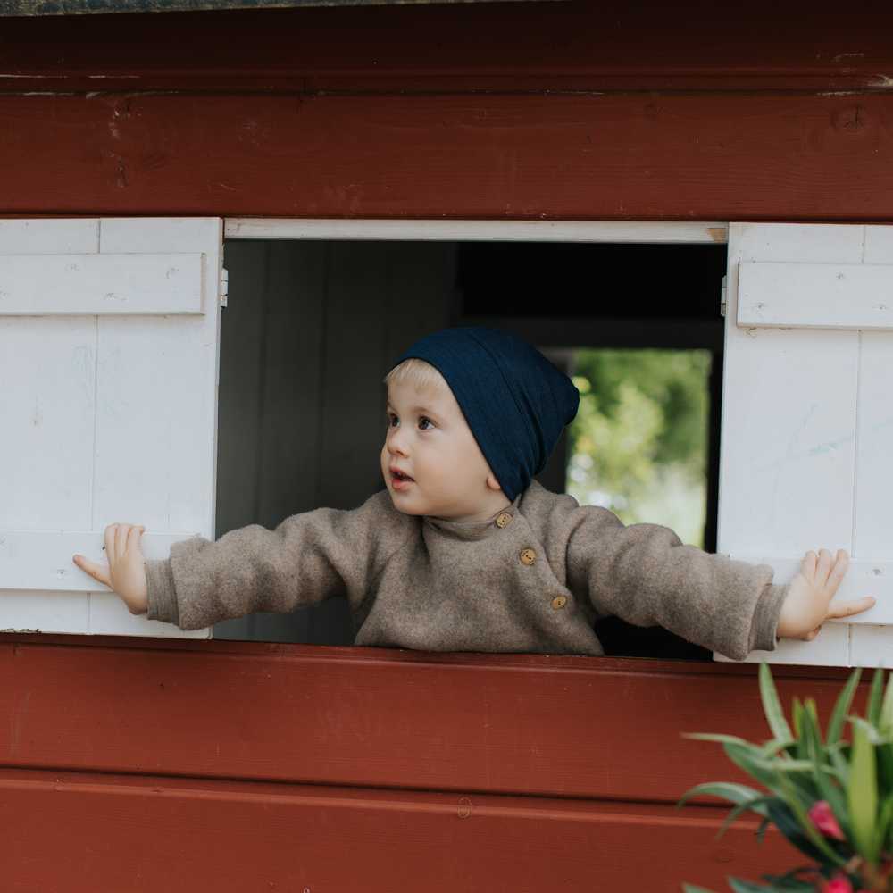 pull polaire bébé laine mérinos engel