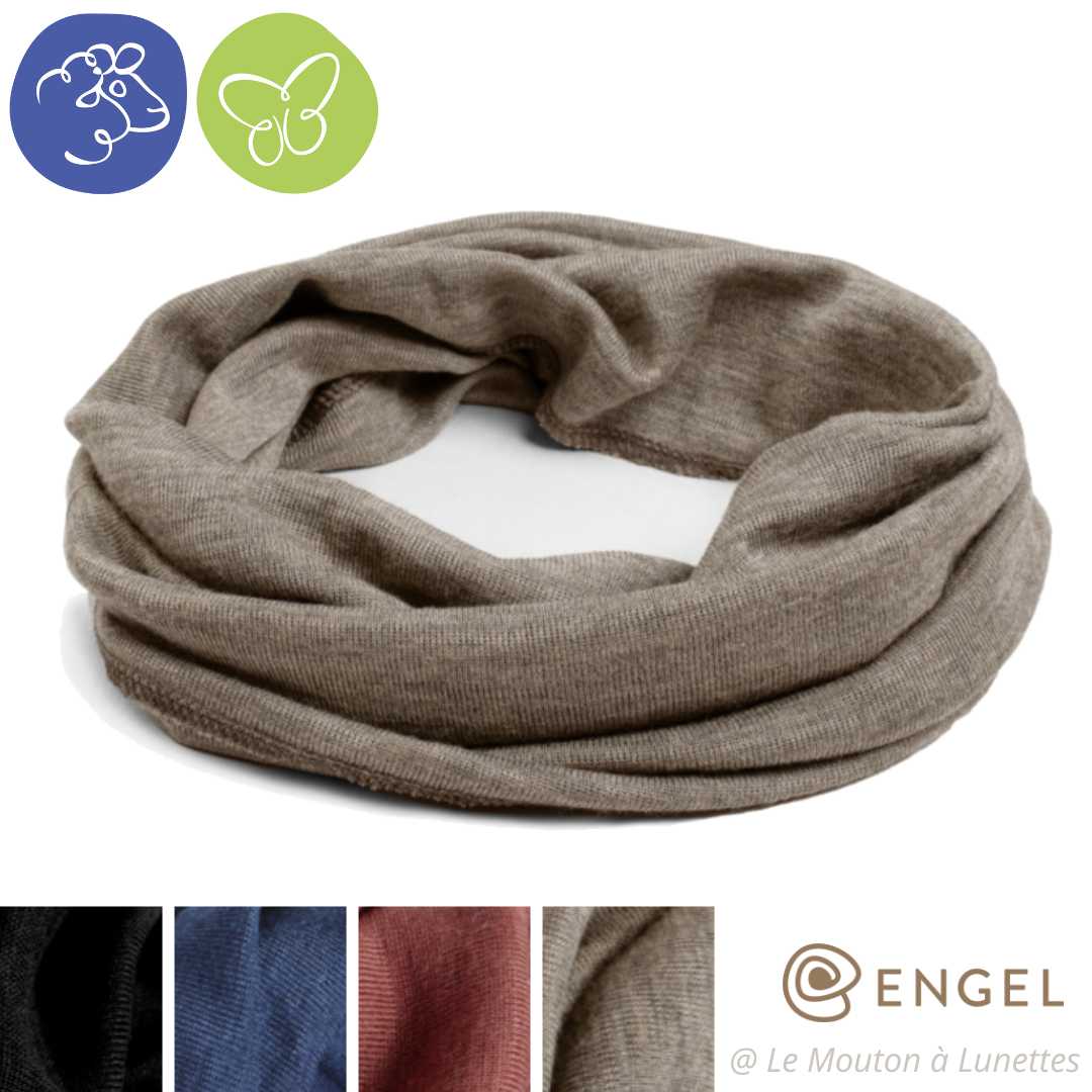 snood laine et soie tour de cou adulte engel natur