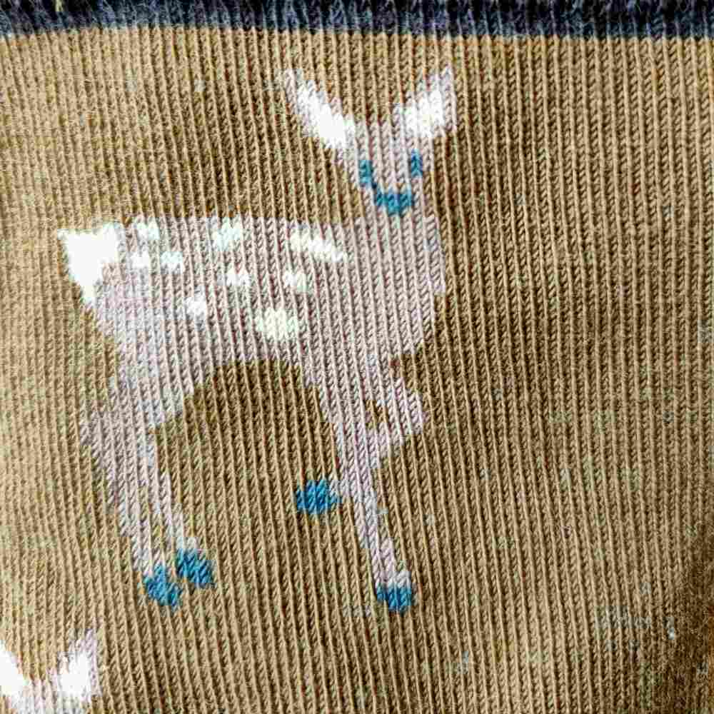 Chaussettes en coton bio motifs "Bambi" - pointures 19 à 42 - Fräulein Prusselise