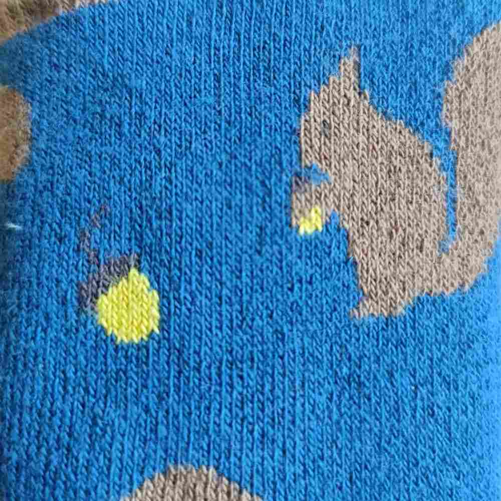 Chaussettes hautes "écureuil" coton bio épais Fräulein Prusselise