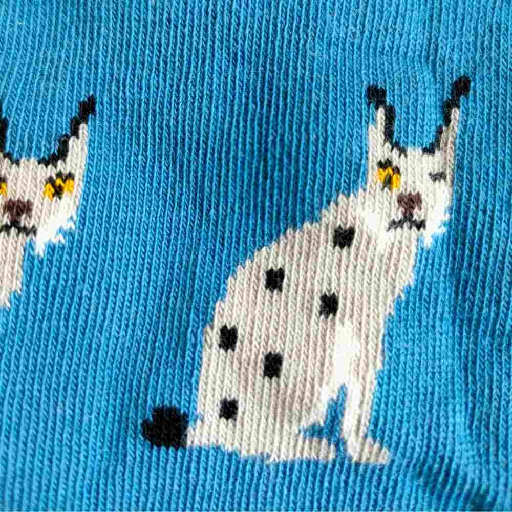 Chaussettes hautes "Lynx" en coton bio - pointures 19 à 42 - Fräulein Prusselise