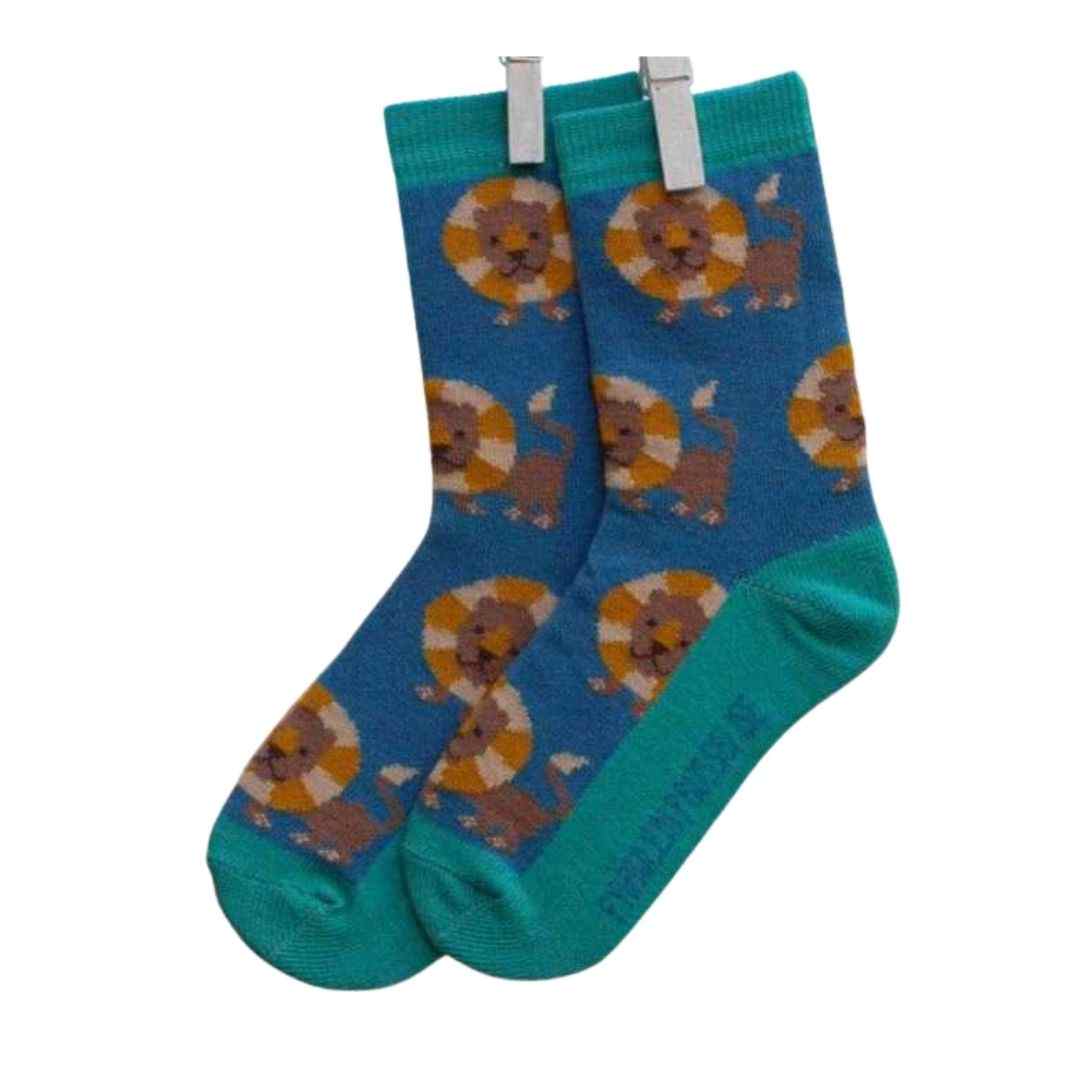 Fraulein-Prusselise_chaussettes-bebe-enfants_coton-bio_lion