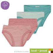 culotte coton bio enfant loud and proud