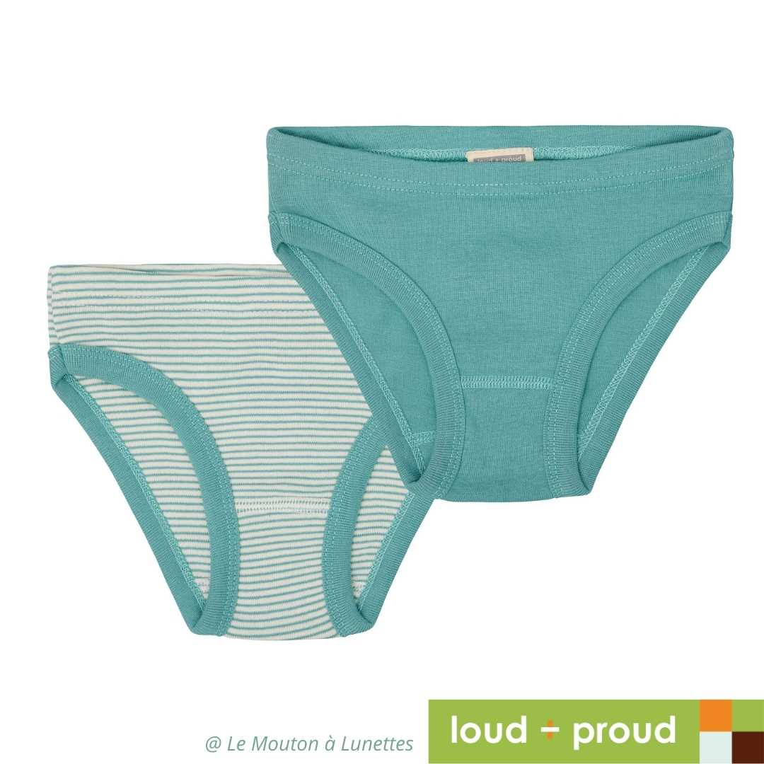 culotte coton bio enfant loud and proud