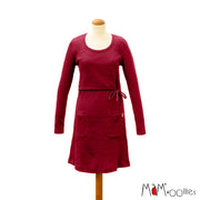Robe tunique MaM en laine mérinos grossesse/allaitement – Coloris 2025/26