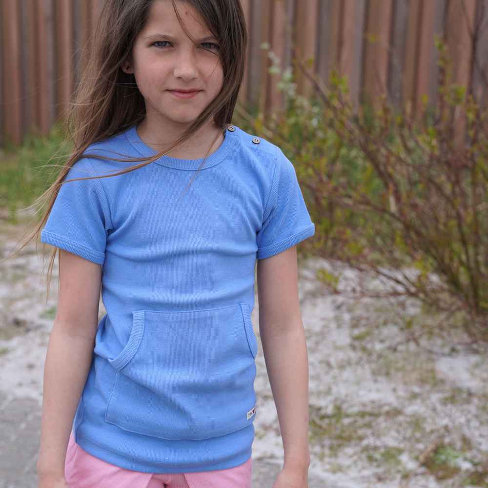 tshirt kangourou coton bio manymonths enfants