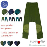 Longies évolutifs ManyMonths - Version avec patches genoux – Coloris 2025/26