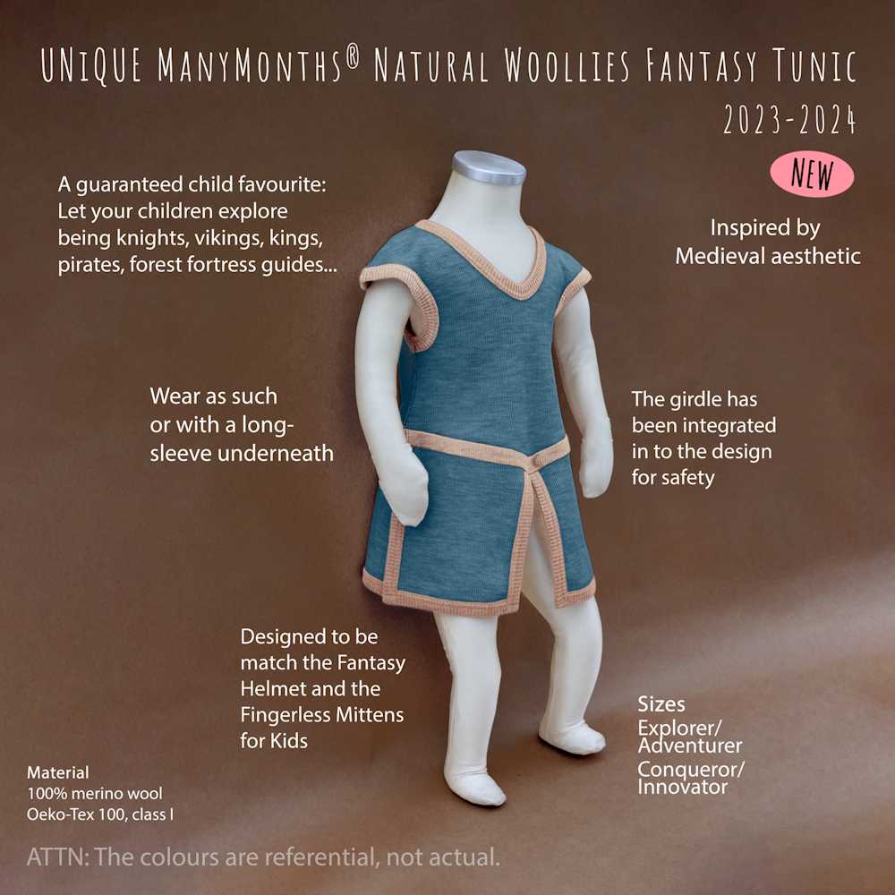 tunique fantasy manymonths laine mérinos fantasy tunic