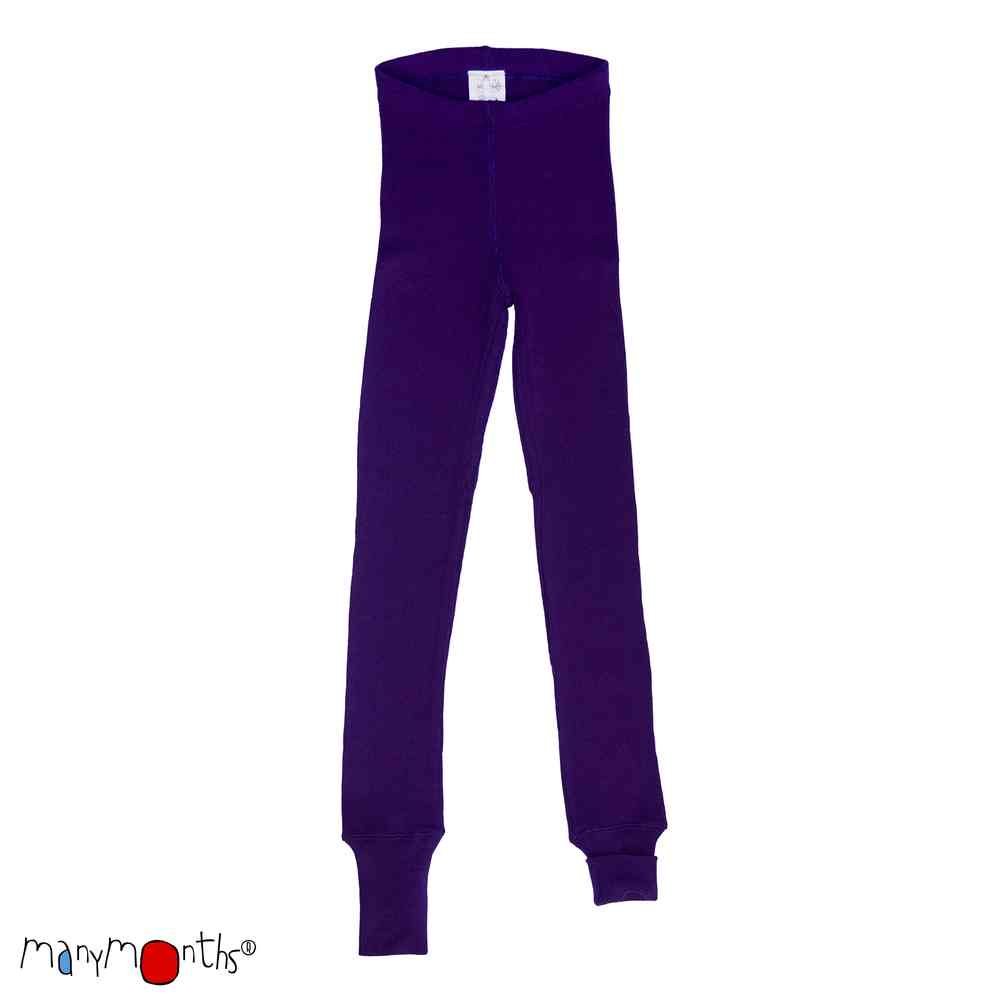 Lot Janus Laine Mérinos : Couche De Base Fille 10-12 Ans + Snood Violet