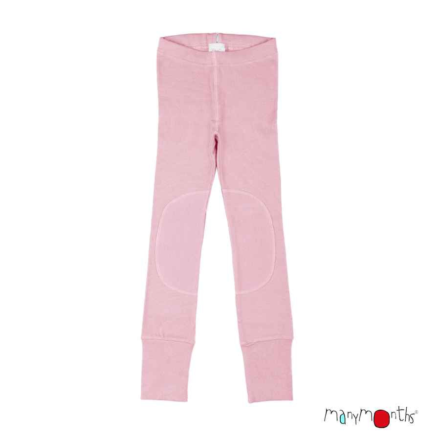 Legging enfant en coton bio Manymonths rose orchid