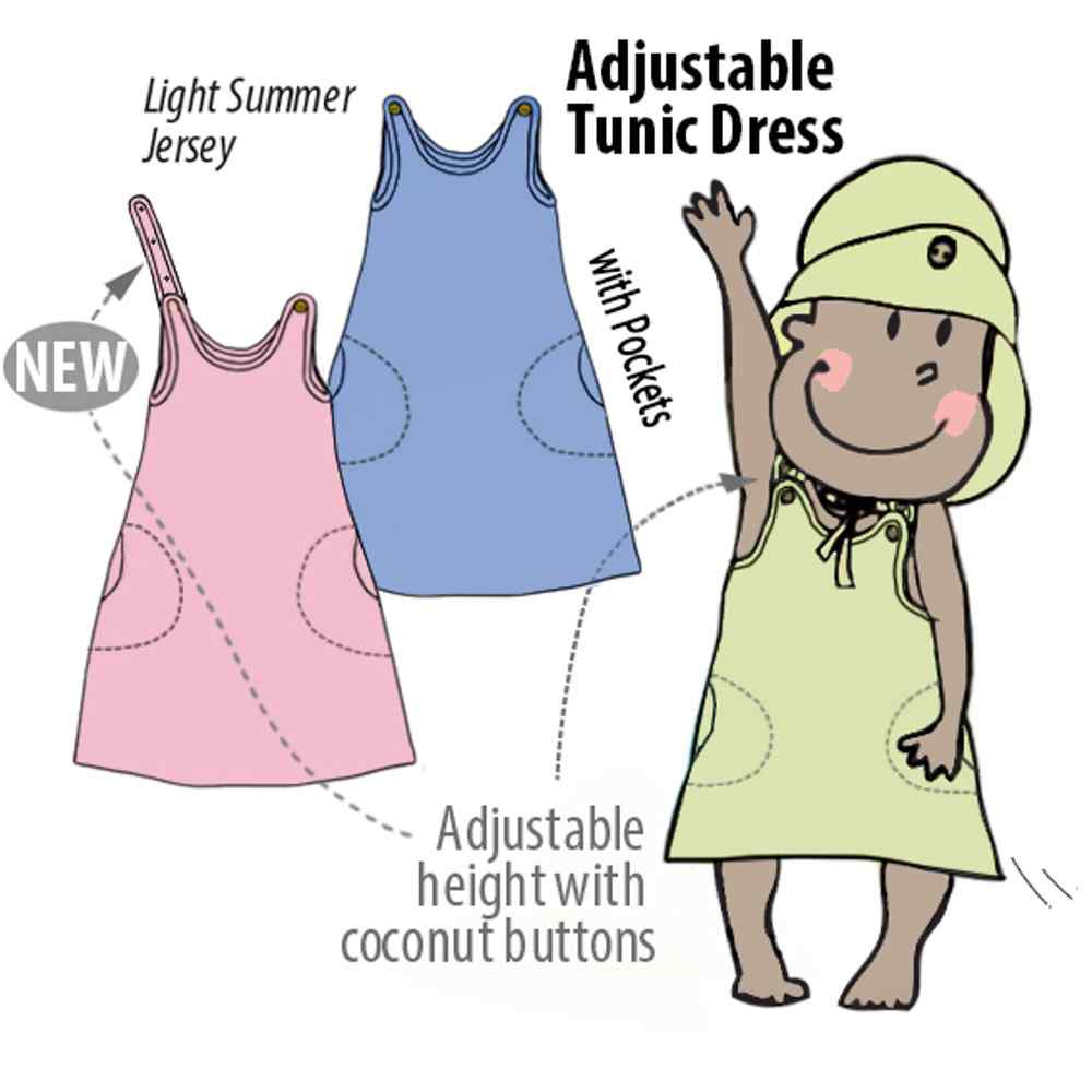 Manymonths ECO Hempies robe tunique evolutive chanvre coton bio