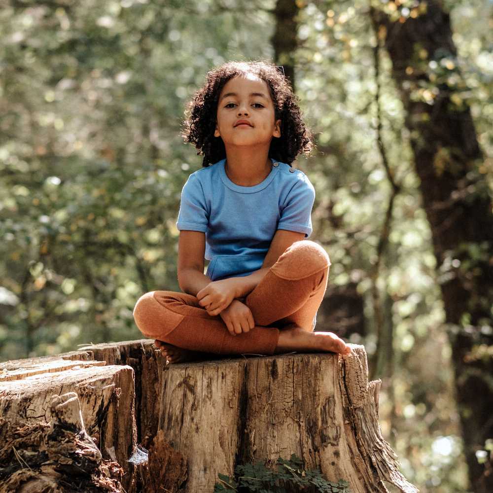 Leggings Manymonths pantalon enfant en laine mérinos