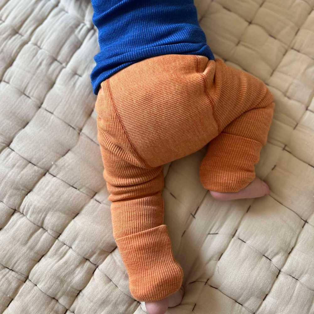 Longies ManyMonths réversibles en laine mérinos - Pantalon bébé évolutif