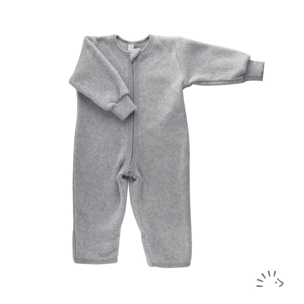 surpyjama polaire enfant popolini coton bio
