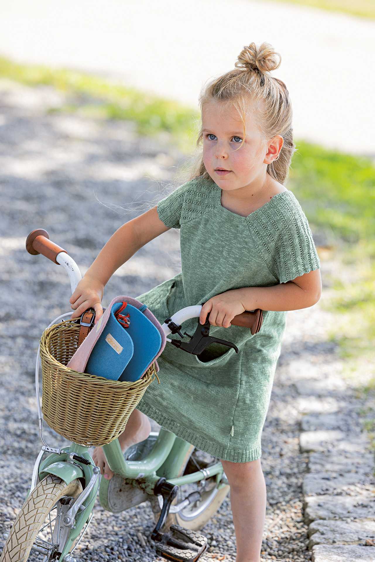Robe en lin et coton bio DISANA - robe enfant