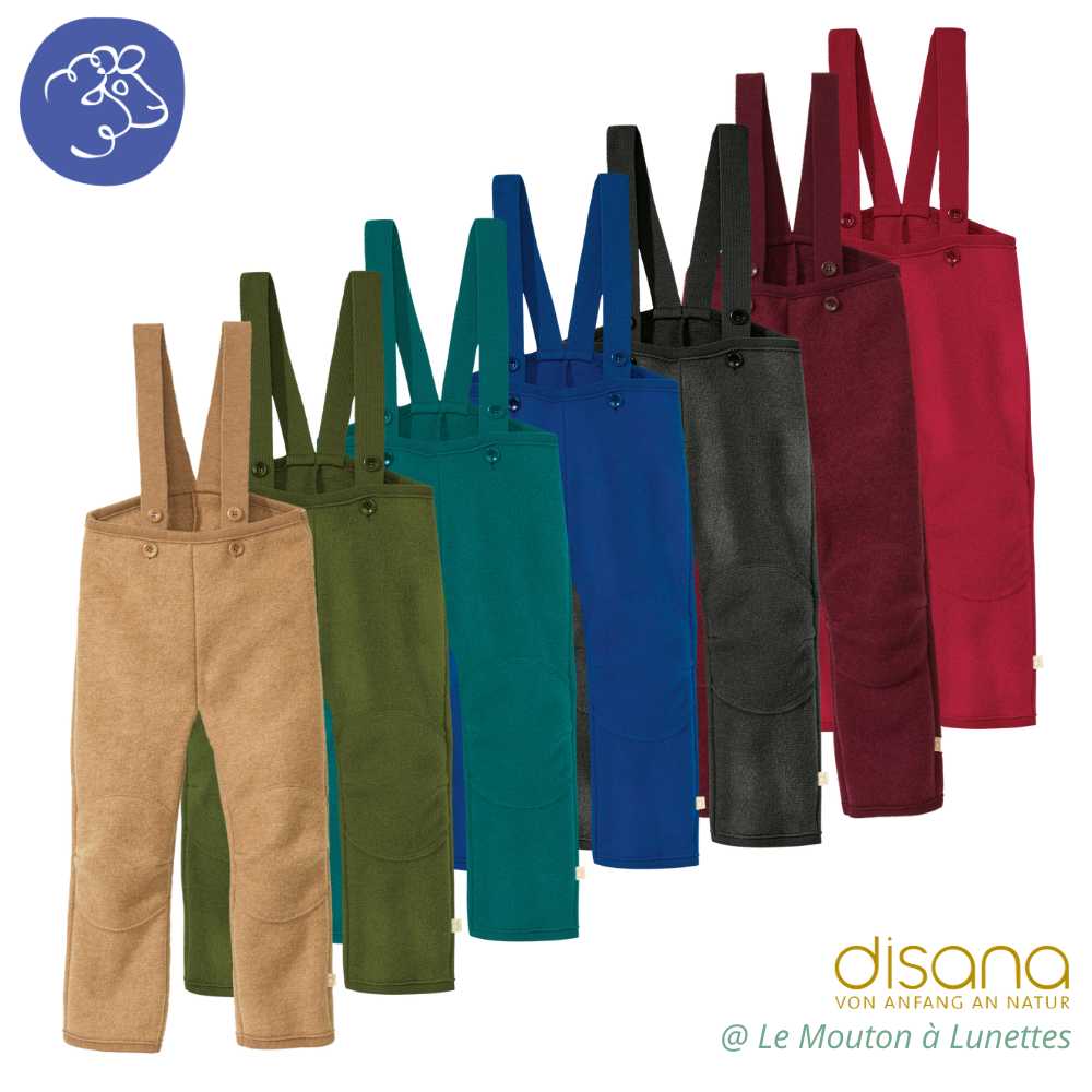 salopette disana outdoor enfant en laine bouillie bio pour jouer dehors en hiver