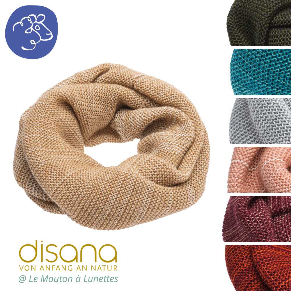 snood loop disana adulte et enfant laine merinos bio