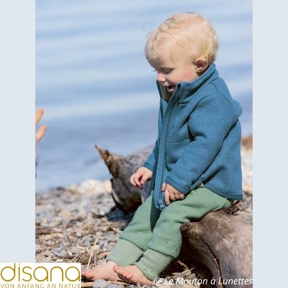 Pantalon sarouel bébé en laine bouillie fine - DISANA
