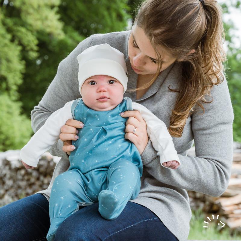 Grenouillère sans manches en coton bio - IOBIO by POPOLINI
