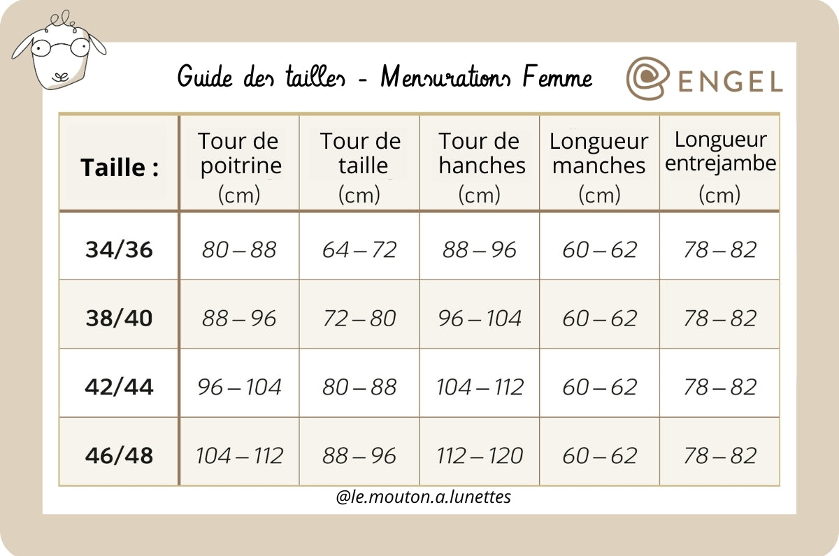 Guide des tailles