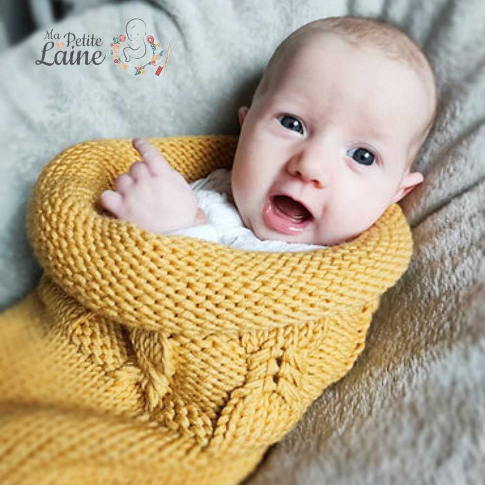 cocon de naissance bébé laine merinos ma petite laine made in France location le mouton à lunettes