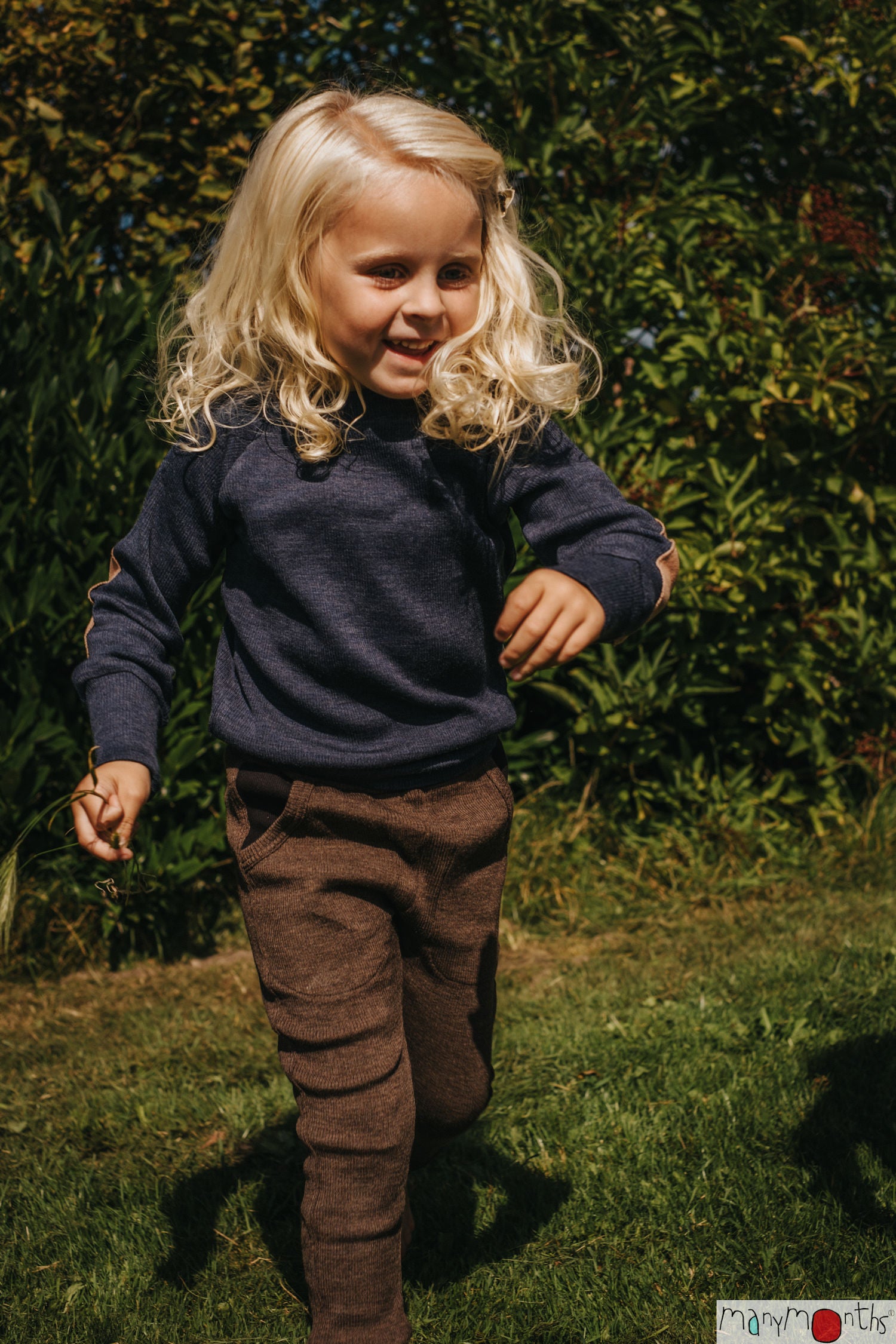 pantalon jogger enfant mixte Manymonths pantalon jogging laine mérinos