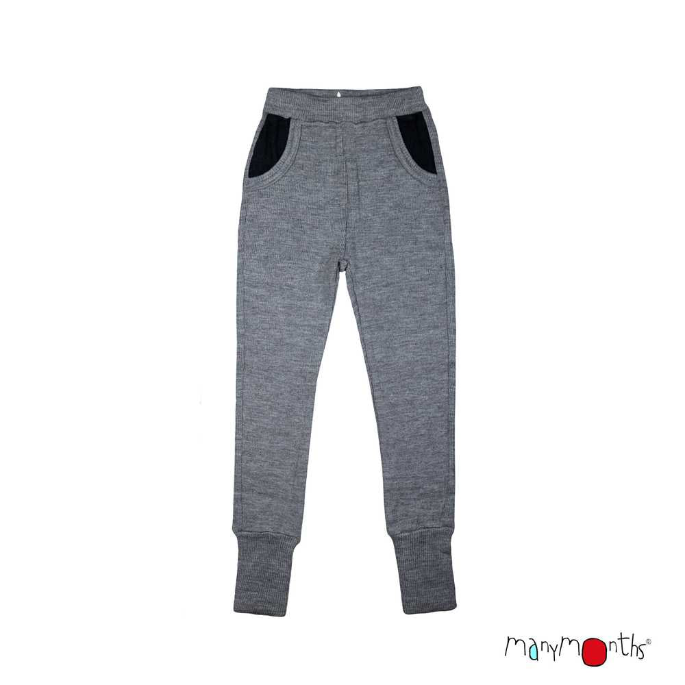 pantalon jogger enfant mixte Manymonths pantalon jogging laine mérinos