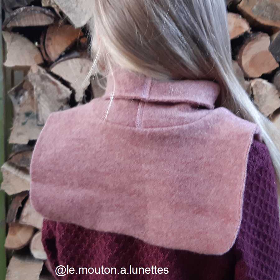 cache-cou laine polaire bio bébé enfant iobio popolini dickie en laine