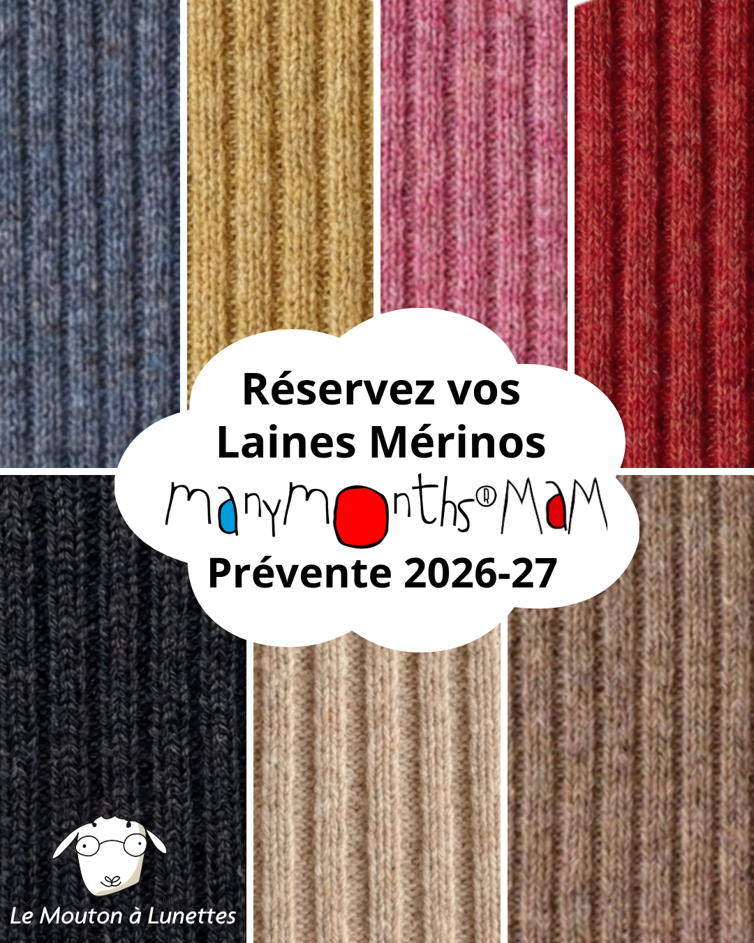 Prévente des Laines ManyMonths & MaM Woollies 2026/27
