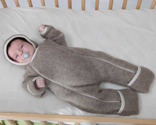 combinaison pilote bébé laine polaire fermeture éclair zip mérinos bio popolini iobio