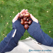 Mitaines en laine mérinos pour femme et enfant - MaM/ManyMonths - Coloris 2024 derniers exemplaires