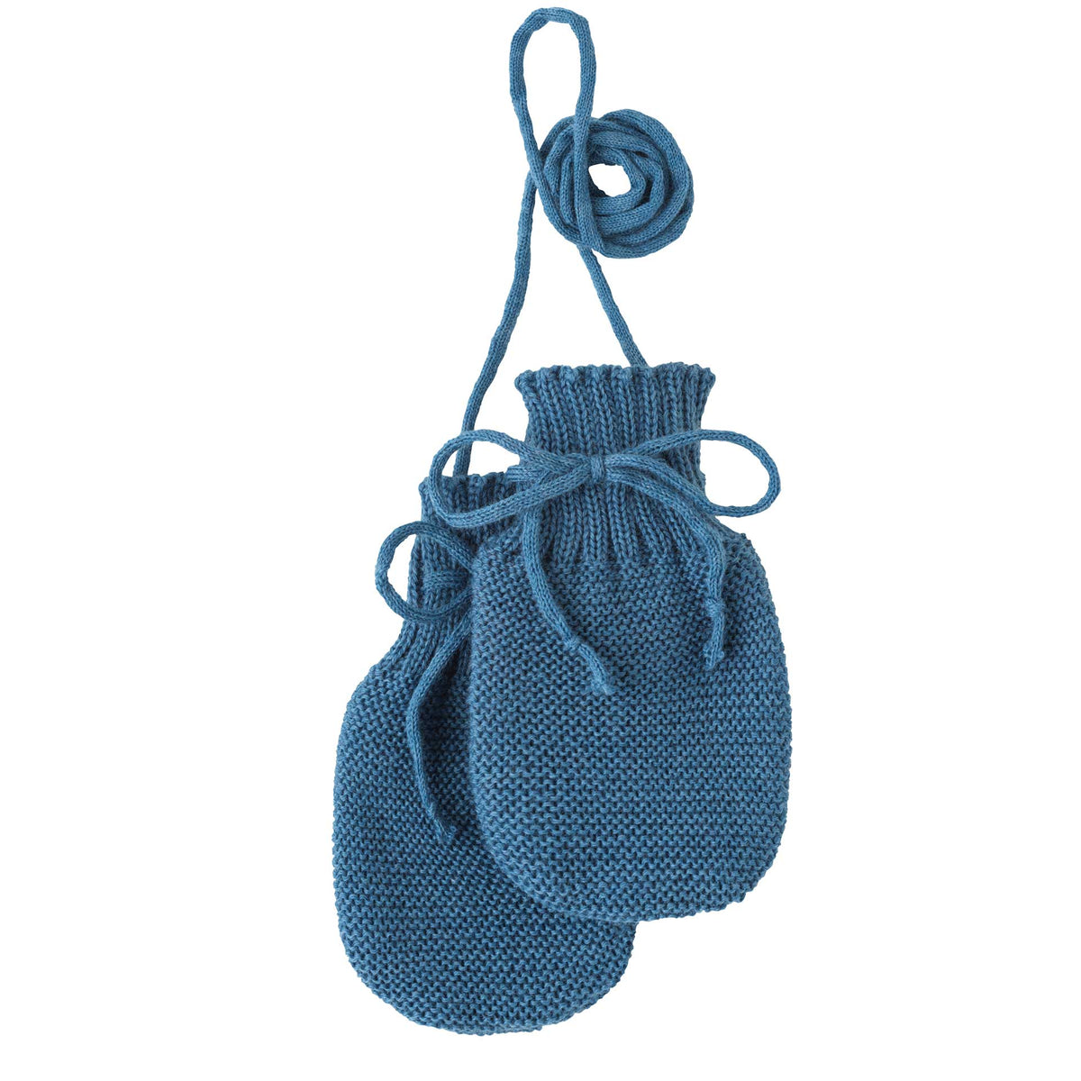 Moufles bébé en tricot de laine mérinos bio - DISANA