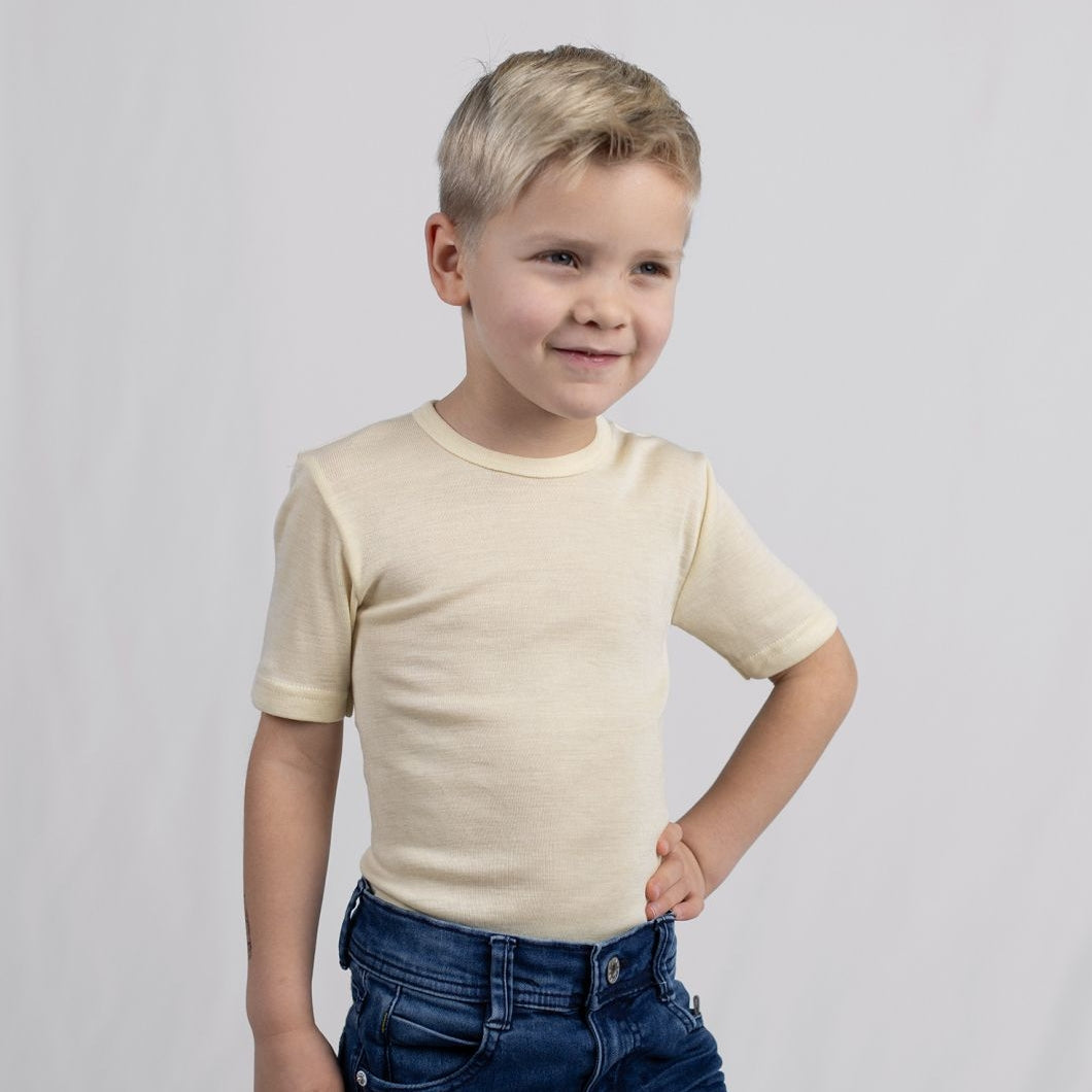 T-shirt mérinos enfant manches courtes - ENGEL NATUR