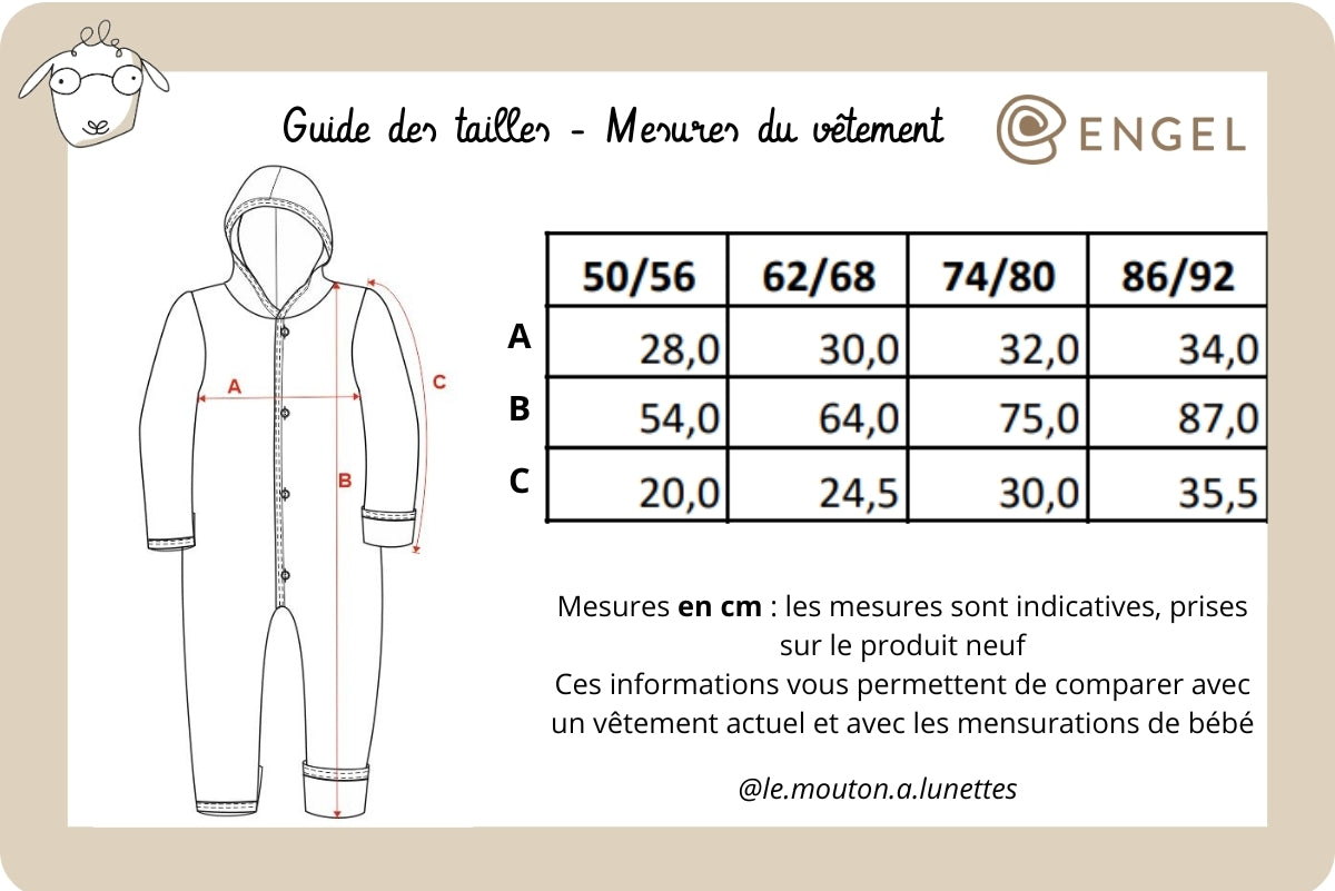 Guide des tailles