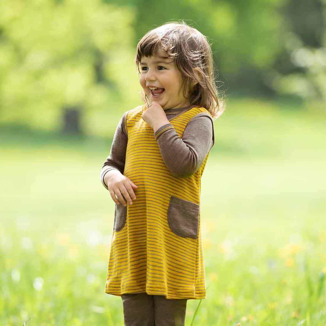 Robe enfant en laine et soie Engel Natur – Le Mouton à Lunettes